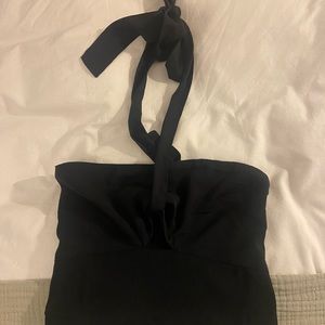 Abercrombie Cropped Halter Top